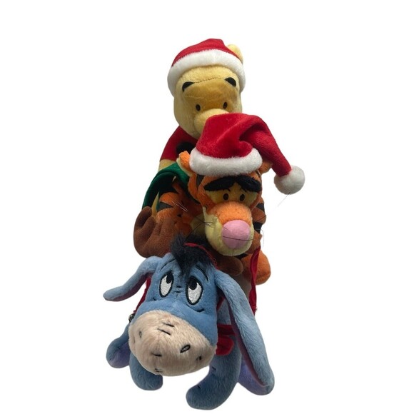 Gemmy Disney Winnie the Pooh, Tigger, & Eeyore Christmas Sleigh Music/Motion - Picture 2 of 16